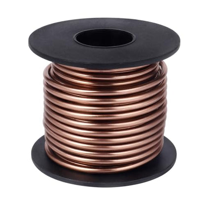 32.8FT 8 Gauge Bendable Brown Aluminum Craft Wire for Jewelry Making Craft (32.8 Foot)