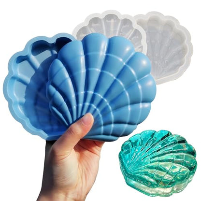 Seashell Box Resin Molds with Lid