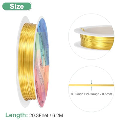 0.5 mm 24 Gauge Copper Wire for Jewelry Making
