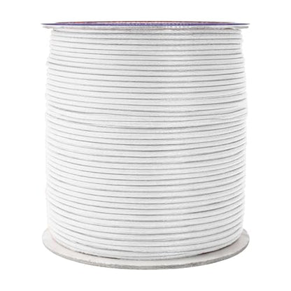 1.5mm White Waxed Cord (327 Foot)
