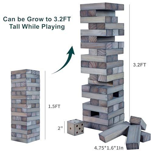 54 PCS Giant Tumble Tower