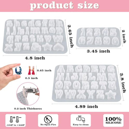 Mini Alphabet Resin Molds