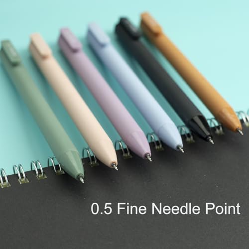 ldcrea Gel Pens 0.5 Fine Tip (12 Count)