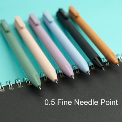 ldcrea Gel Pens 0.5 Fine Tip (12 Count)