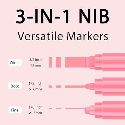 Jumbo Graffiti Poster Markers Set (12 Count)