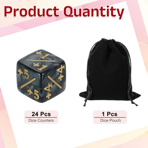 24Pcs Magic Dice Counters (24 Count)