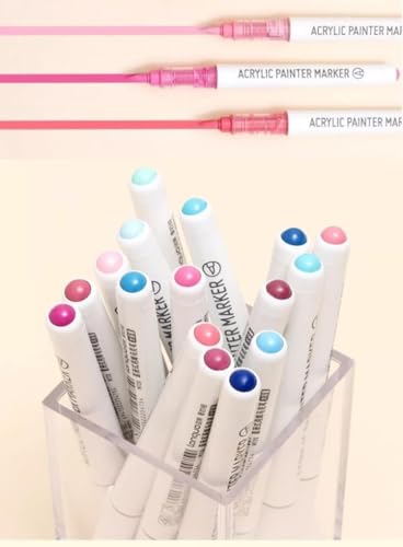 Acrylic Paint Markers 126 Colors Brush Tip (126 Count)