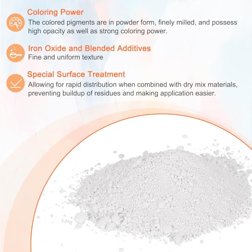 Iron Oxide Powder Concrete Pigment 325 Mesh 3.5oz (28.2 Ounce)