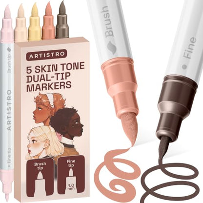 5 Skin Tones Dual (5 Count)