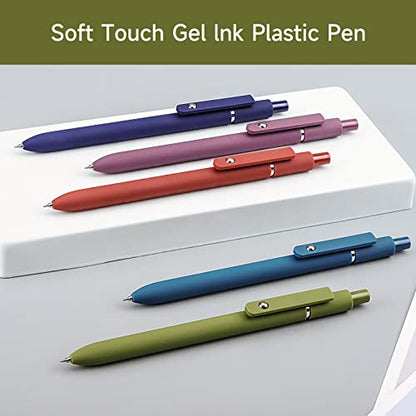 Gel Pens 10 Pcs 0.5mm Fine Point Smooth Writing Pens High