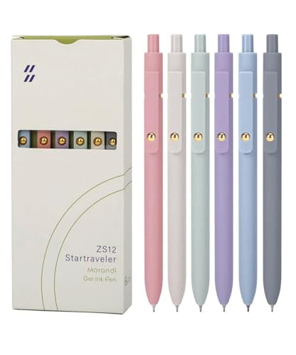 Gel Pens 6Pcs (6 Count)