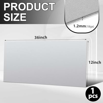 1 Pcs Mild Steel Sheet Cold Rolled 18 Gauge Metal Plate Weldable Metal Sheets for Professional Industrial DIY Use