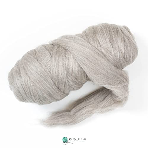 Natural 1lb Wool Bulk roving