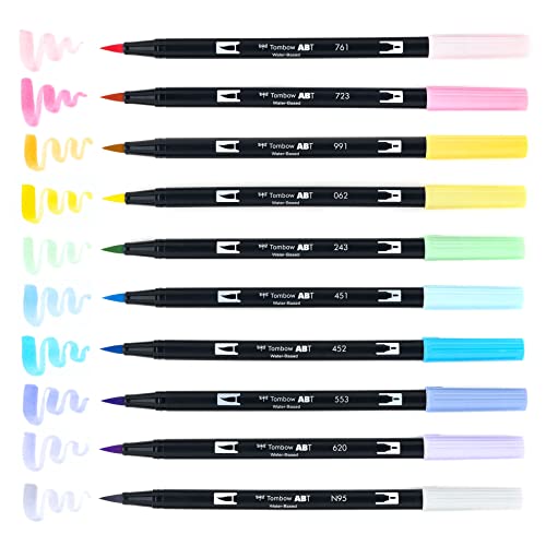 56187 Dual Brush Pen Art Markers (10 Count)