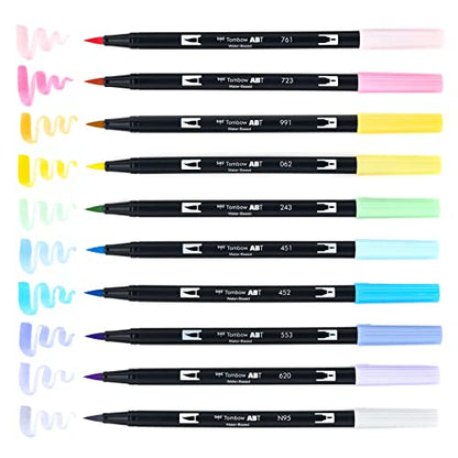 56187 Dual Brush Pen Art Markers (10 Count)