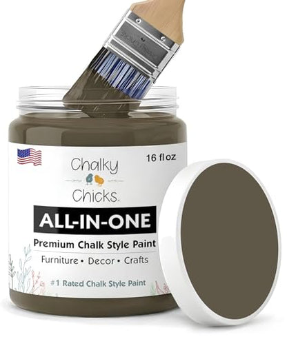 Beachwood 16 Fl Oz Chalk Paint for Furniture All in One