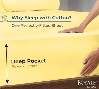 100% Organic Cotton Fitted Sheet