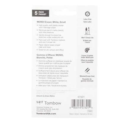 57321 MONO Eraser (5 Count)