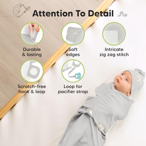 3pk Organic Swaddles for Newborns Girls (3 Count)
