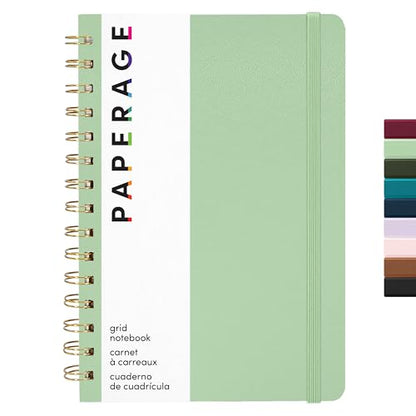 Graph Paper Spiral Notebook & Journal
