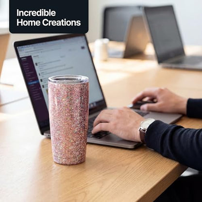 Craft Glitter Shaker Rose Gold Holographic 130g Extra Chunky (3.8 Ounce)