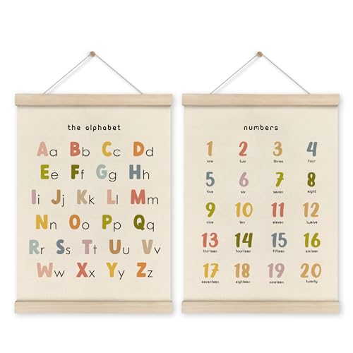Alphabet Numbers Poster Hanger Frame Set of 2 (2 Count)