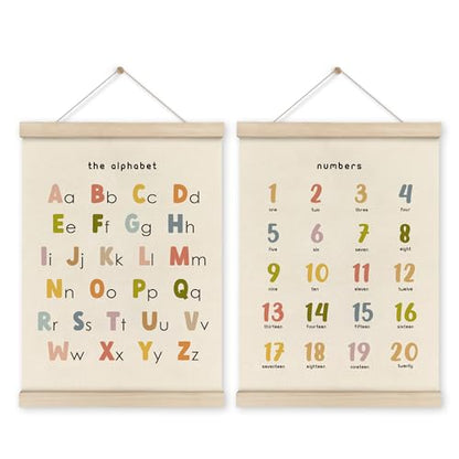 Alphabet Numbers Poster Hanger Frame Set of 2 (2 Count)