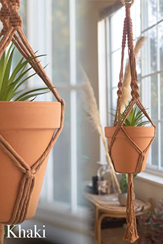 Macrame Kit Makes 3 DIY Plant Hangers for Teens & Adult Beginners