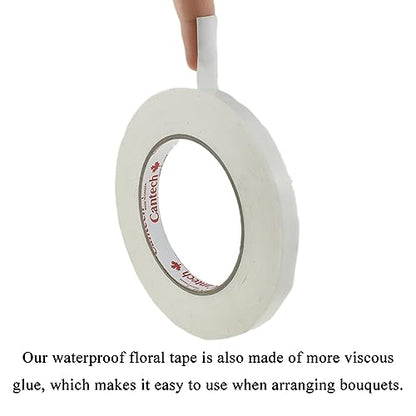 White 0.5Inch Wide Floral Tape (200 Foot)