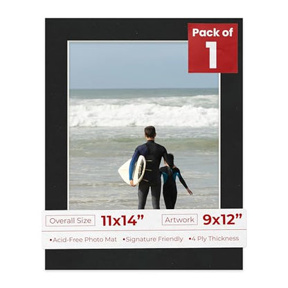 11x14 Mat Bevel Cut for 9x12 Photos