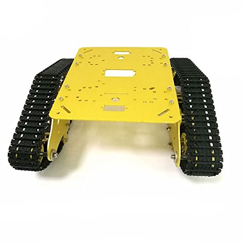 Professional TS300 Shock Absorption Robot Tank Chassis with Suspension Supporting Holder for Arduino Raspberry Pie