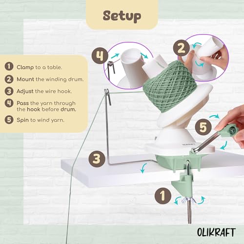 Manual Yarn Ball Winder