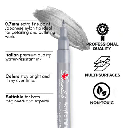 Acrylic Paint Pens (4 Count)