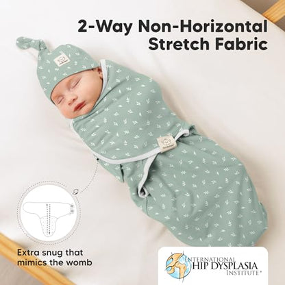 3pk Organic Swaddles for Newborns Girls (3 Count)