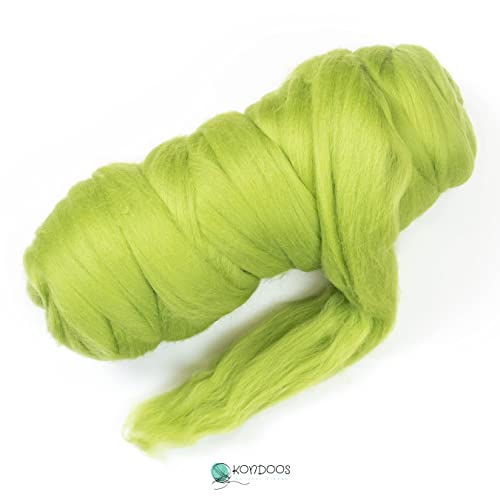 Colored Natural Wool roving (16 Ounce)