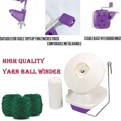 Yarn Ball Winder for Crocheting Knitting