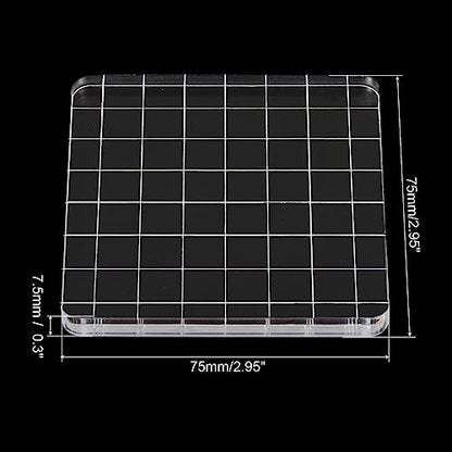 3" x 3" Acrylic Stamp Block (2 Count)