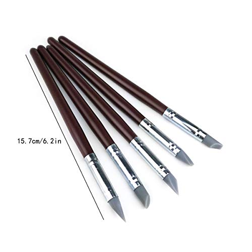 20Pcs Silicone Clay Sculpting Tool Clay Shaping Modeling Wipe Out Tools (20 Count)