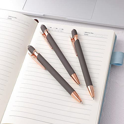 12 PCS 2 in 1 Stylus Ballpoint Pen with Stylus Tip (12 Count)