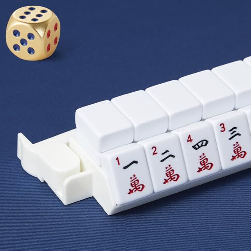 American Mahjong Tile Racks with Pushers (8 Count)