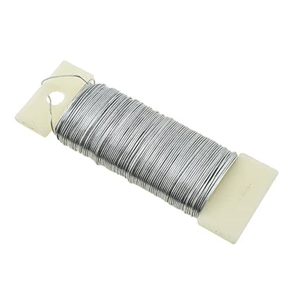 22Gauge Silver Flexible Floral Wire