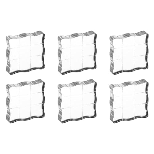 1.2"x1.2" Acrylic Stamp Block (6 Count)
