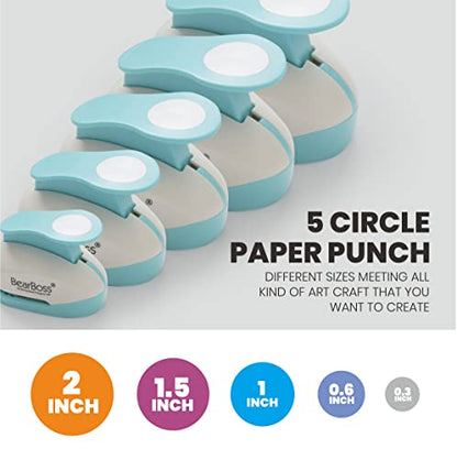5 Circle Paper Punch (5 Count)
