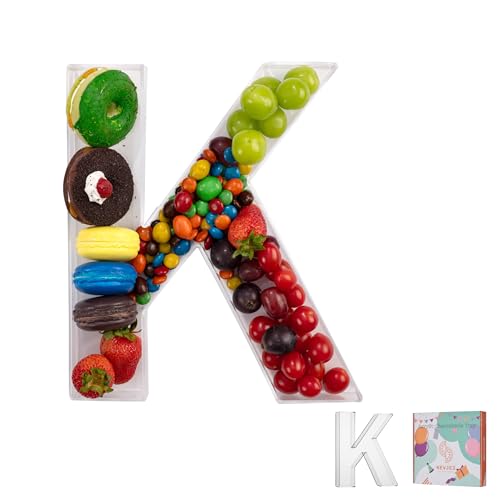 11" Clear Acrylic Letter & Number Charcuterie Tray