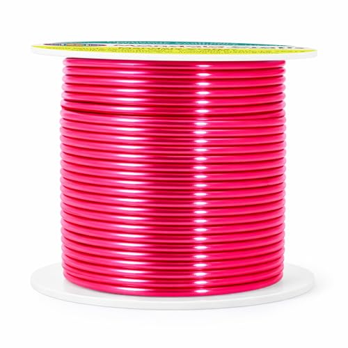 14 Gauge Raspberry Anodized Aluminum Craft Wire