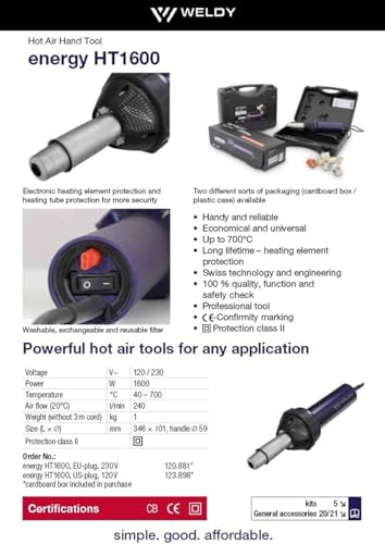 1600w Hot Air Torch Plastic Welding Gun Welder Pistol Flooring Tools Flooring Welding Kit