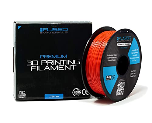 PLA Red 3D Printer Filament Fused Materials (35.27 Ounce)