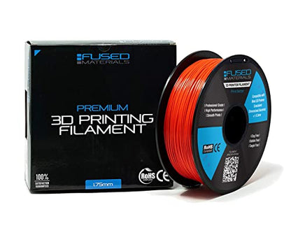 PLA Red 3D Printer Filament Fused Materials (35.27 Ounce)