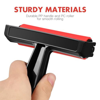 10 Pcs Red Roller Mini Tools Hand Tools Tools Printmaking Brayer Hard Rubber Applicator DIY Craft Brush Manual Rubber Roller Small Brayer Painting Roller Ryle Plastic Ink