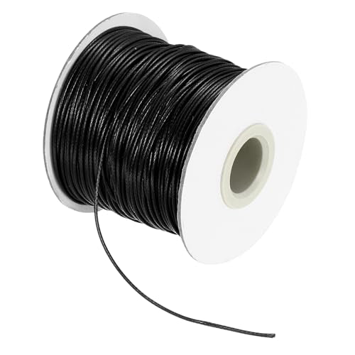 Waxed Cord 1mm Waxed Thread 87 Yard Wax String Leather Cord for Bracelet Making